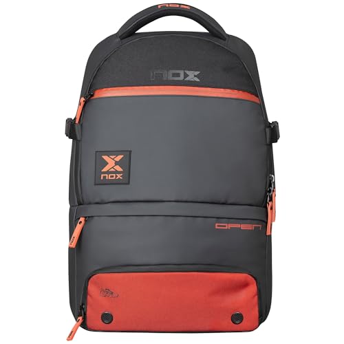 Nox Zaino Luxury Open Series Nero Rosso