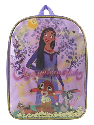 Disney Zainetto Wish | Wish Zaino Bambina | Borsa Bambina | Viola