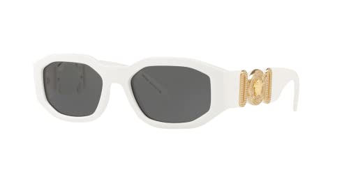 Versace 0Ve4361 Occhiali Da Sole, Bianco (White), 53 Unisex-Adulto