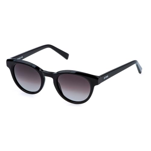 Sting, Sunglasses Junior, Ssj745-46-700P, Shiny Black, Junior, Nero Luccicante, 46