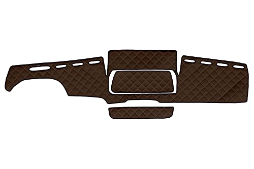 F-Core Copricruscotti Camion Compatibile Per Man Tgx 01.07-03.20 Marrone