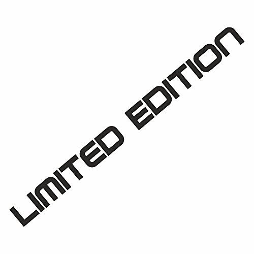 Folien-Zentrum - Adesivo Per Auto Con Scritta Limited Edition, Colore: Nero