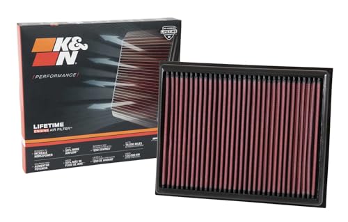 K&N Filtro Aria Di Ricambio Compatibile Con Nissan Navara / Np300 2015- & Renault Alaskan 2016-2.3D & Mercedes X220D&X250D 2017- (33-3059)