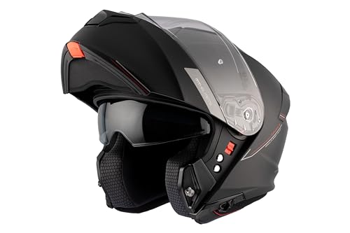 Casco Mt Genesis Sv Solido A1 Nero Opaco L