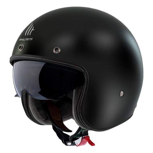 Mt Helmets Casco Jet Le Mans 2 Sv S Nero 13390000136 Taglia L
