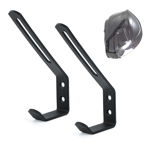 Porta Casco Moto Da Parete, 2 Pezzi Portacasco Da Parete Per Moto, Appendi Casco Moto Acciaio Inossidabile, Appendere Il Casco Da Moto E Giacca Alla P