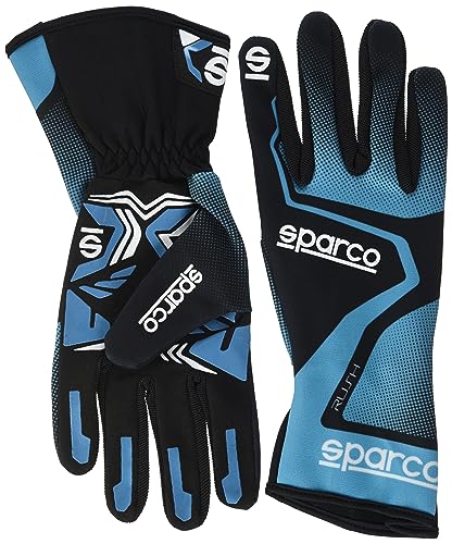Sparco 00255612Aznr Rush 2020 Guanti Karting, Blu/Nero, 12