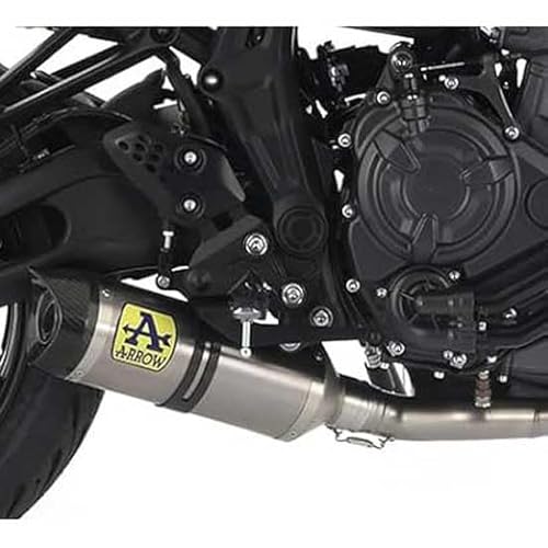 Arrow Marmitta Omologata Thunder Carbonio Yamaha Mt-07 '21 Con Fond.Carby Per Collettori 71758Mi/Kz Arrow