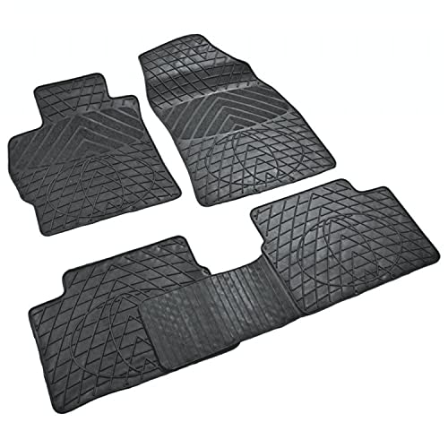 Fm-1230 - Set Di Tappetini In Gomma, Auris (E15) 2006-2012, Colore: Nero