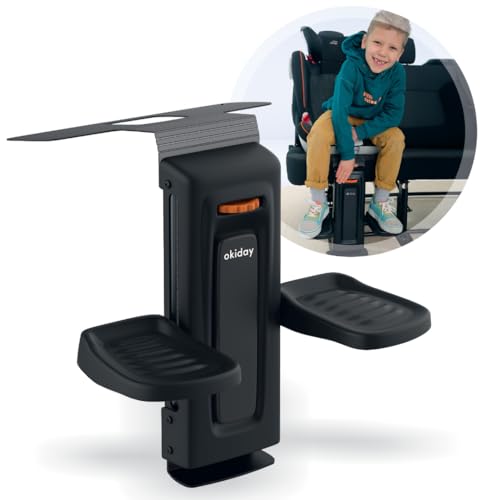 Okiday Poggiapiedi Per Seggiolini Auto - Nero, Per Seggiolini Auto 15-36 Kg