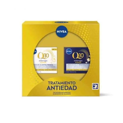 Nivea Confezione Q10 Antirughe Routine Antietà Crema Giorno E Siero Doppia Azione