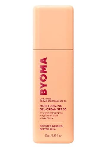 Byoma Original | Spf 30 Gel Moisturiser - Gel Idratante Viso Spf30 | 50 Ml | Vegano | By Bella