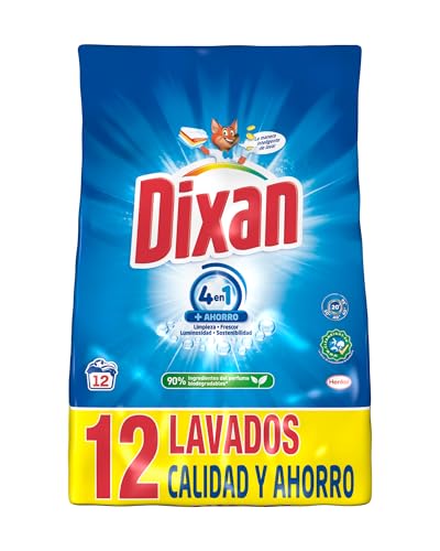 Detersivo Dixan Polvere 12 Misurini Total 4+1 Import Sacchetto 594 Gr.