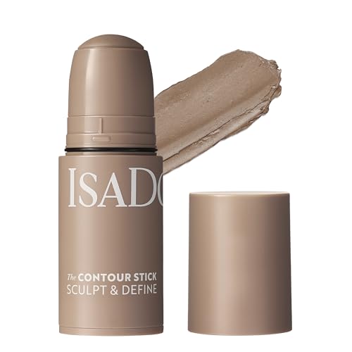 Isadora The Contour Stick 30 Cool Beige - Contouring In Stick, Leggero, Sfumabile, Formula Cremosa, Multiuso, Vegan