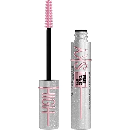 Maybelline New York Mascara Top Coat, Allungante E Volumizzante, Lunghezza E Volume Senza Limiti, Tenuta 24H, Finish Glitterato E Brillante, Top Coat