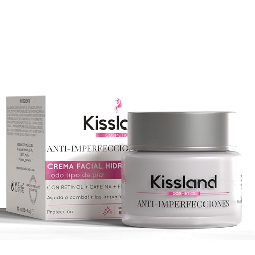 Crema Idratante Viso Con Retinolo, Caffeina Ed Elastina 50 Ml - Crema Viso Retinolo Per Correggere Imperfezioni, Rughe E Macchie Scure - Crema Retinol