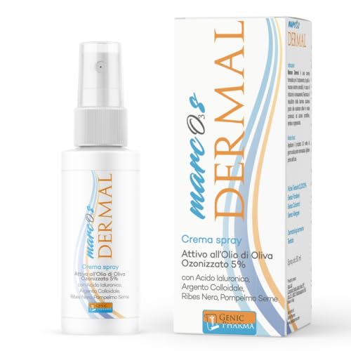 Marcos Crema Dermatite Atopica Bambini, Dermal Spray 50Ml Lenitiva E Protettiva Per Pelle Sensibile, Dermatiti, Ustioni Superficiali, Con Olio D'Oliva