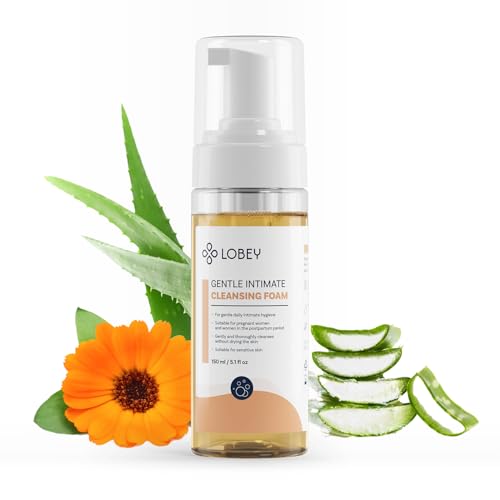 Lobey Cura Intima Da Donna – Intim Schiuma Detergente Per Donne E Lozione Per Lavaggio Intimo, Anche Per Donne Incinte E Dopo Il Parto, Contro L'Odore