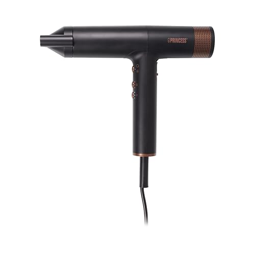 Princess Airstyler Pro, 7-In-1, 3 Livelli Di Calore E Velocità, Funzione Ionica, Cool Shot, Cavo 1,8M, Custodia Da Viaggio, 7 Accessori, Guanto Termic