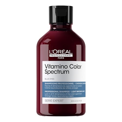 L'Oréal Professionnel Shampoo Per Capelli Colorati Castano Chiaro, Con Pigmenti Blu, Riflessi Arancioni Neutralizzati, Capelli Nutriti E Colore Protet