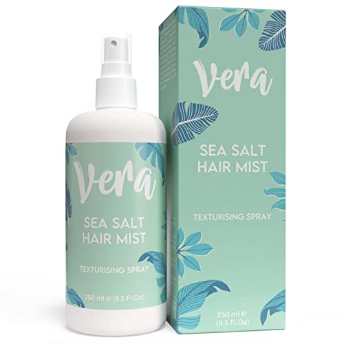 Vera Spray Capelli Mare Uomo E Donna - Spray Al Sale Marino Per Capelli Onde Definite - Acqua Salina Per Capelli Con Vitamina E - Spray Sale Marino Ca