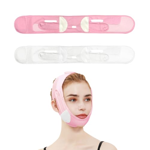 Confezione Da 2 Bende Per Il Viso, Bende Per Il Lifting Del Viso, Bende Per Il Sonno Del Viso, Bende Per Il Viso Morbide E Traspiranti, Accessori Per