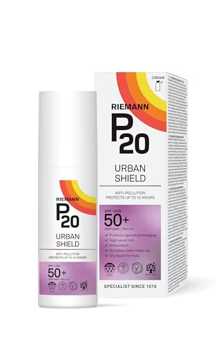 P20 ® | Urban Shield Spf 50+ | Protezione Contro Gli Aggressori Ambientali Quotidiani Delle Radiazioni Uva E Uvb, Polvere Esterna, Metalli Pesanti E F