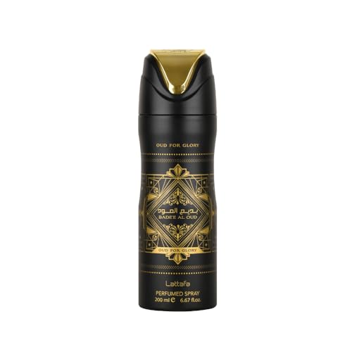 Lattafa Bade'E Al Oud Oud For Glory, Deodorante, 200 Ml