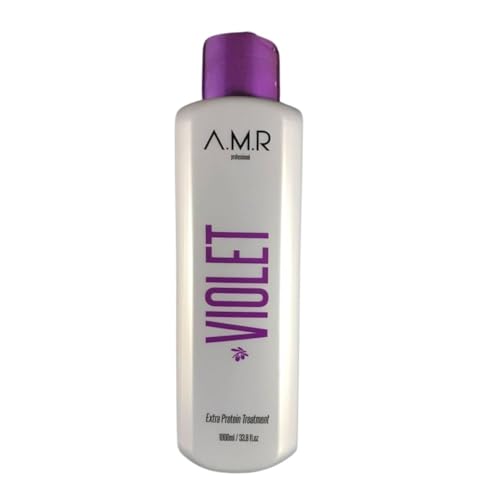 Levigante Proteico Raddrizzare I Capelli - Violet Amr - Trattamento Extra Proteico - Senza Formol - 1000 Ml