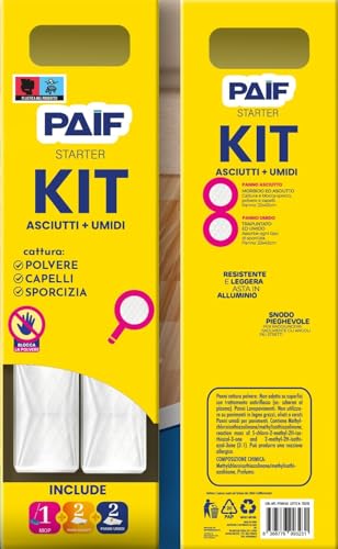 Paif Starter Kit Scopa + 4 Panni