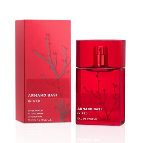 Armand Basi | In Red Eau De Parfum, Profumo Donna Spray, Famiglia Olfattiva Floreale, Legnosa E Muschiata, 50 Ml