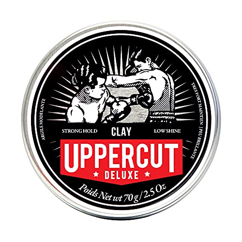 Uppercut Deluxe Argilla, Prodotto Professionale A Base D'Acqua Per Un Finitura Dall'Aspetto Naturale, Fissaggio Forte E Bassa Lucentezza, Prodotto Per