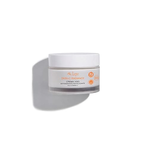 Lepo | Skin + C Radiance Crema Viso 50 Ml, Con Vitamina C, Acido Ialuronico E Acqua Di Fiori D'Arancio Bio