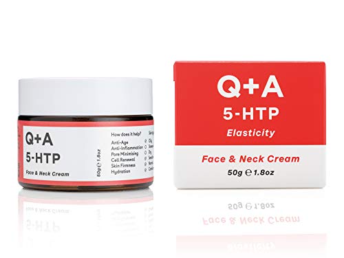 Q+A Crema Viso E Collo 5-Htp. Una Crema Idratante Per Migliorare L'Elasticità Della Pelle E La Produzione Di Collagene. 50G/1.8Oz