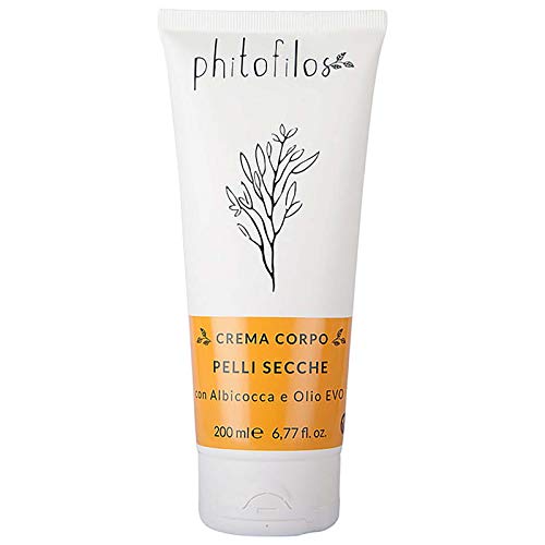 ✅ Phitofilos Crema Corpo Pelli Secche Con Albicocca E Olio Evo 200Ml Ecobio Cosm077 ✅