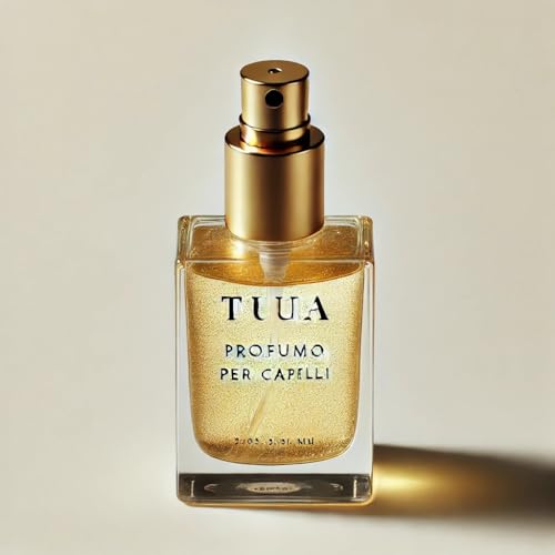 Tuà Sensation, Profumo Per Capelli Colore Oro | Profumo Per Capelli A Lunga Durata. Dona Luminosità. Confezione Da Ml.50 | Per Capelli Lisci E Profuma