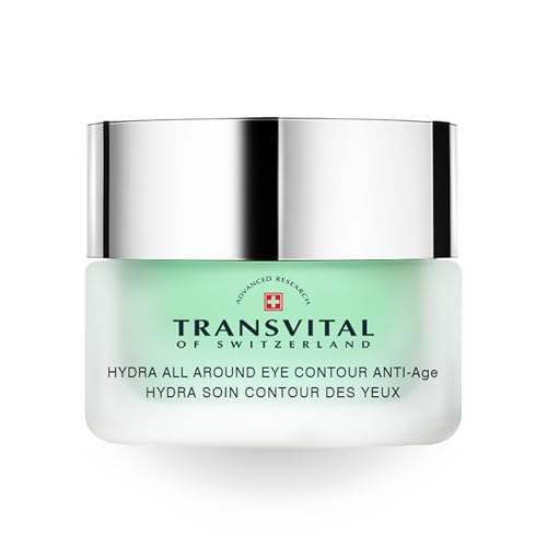 Transvital Hydra All Around Eye Contour 15 Ml, Contorno Occhi Antirughe E Idratante, Crema Alla Caffeina E Ingredienti Selezionati, Contorno Occhi Occ