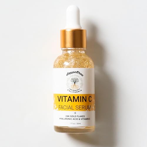 Bio Siero Viso Con Vitamina C, Acido Laluronico, Oro 24K & Vitamina E- Antimacchie E Antietá - Formulato A San Francisco