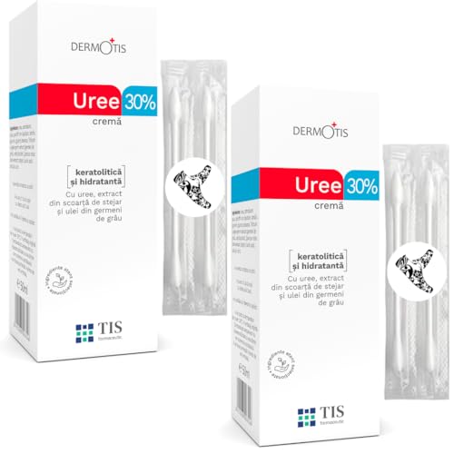 Tis Crema Urea 30% - Eczemi, Cheratosi, Psoriasi, Eruzioni Cutanee, Pelle Secca, Screpolata - Aiuta, Migliora Ferite E Cicatrici | Acido Lattico (Aha)