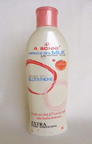 Uv Skin Whitening Lightening Bleaching Milk Lotion Cream Extra Kojic,Arbutin,Nano White Glutathion 200Ml.