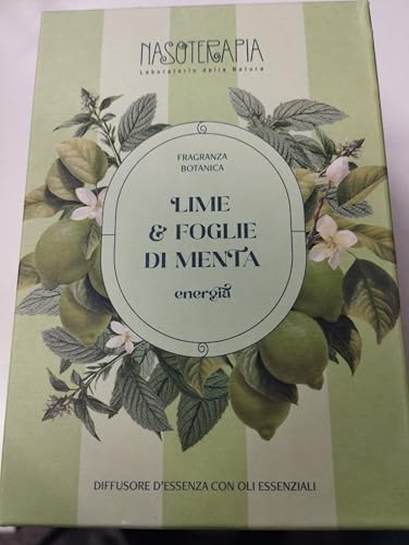 Nasoterapia "Lime & Foglie Di Menta" Diffusore A Bastoncini 500 Ml