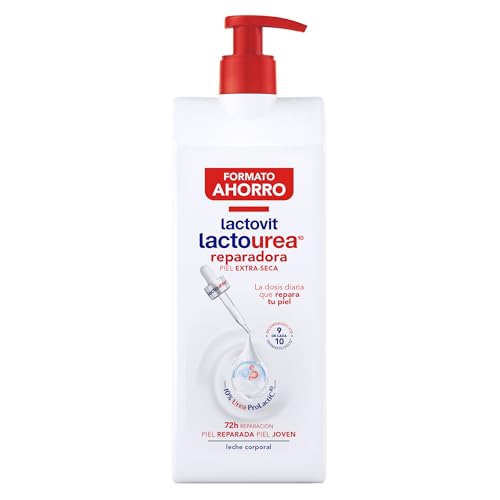 Lactovit - Latte Corporale Riparazione Lactourea Con Protein Calcium Ad Assorbimento Immediato, 48 Ore Di Nutrizione E Riparazione, Adatto Per Pelli S
