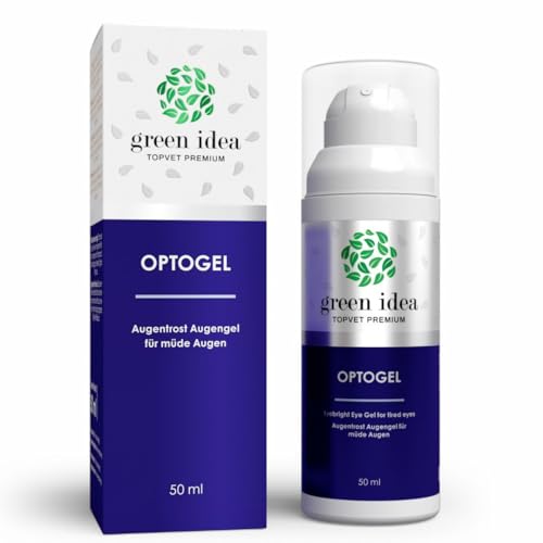 Green Idea - Gel Contorno Occhi Rinfrescante - Optogel - Con Euphralia, Agrimonia E Pantenolo - Occhi Stanchi E Secchi - Occhi Irritati E Stressati -