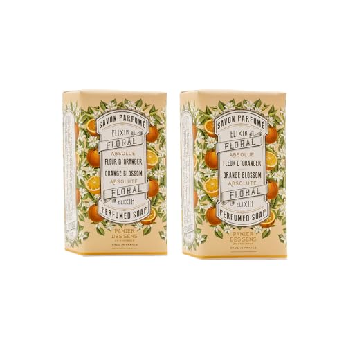 Panier Des Sens Sapone Solido - Made In France - 2X150G (Fiore D'Arancio)