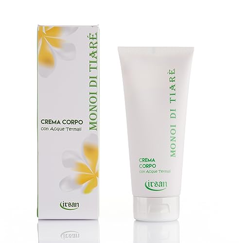 Irsan Crema Corpo Super Nutriente Al Monoi Di Tiare’ 100% Bio E Vegan Con Acqua Termale, Olio Di Monoi, Olio Di Cocco, Burro Di Karitè, Aloe Succo, Ol