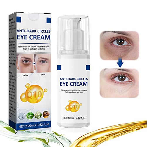Crema Occhi Riduce Occhiaie,Eye Cream With Collagen,Anti Occhiaie Crema,Crema Contorno Occhi Antirughe,Riduce Occhiaie, Borse E Linee Sottili,100Ml (A