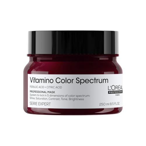 L'Oréal Professionnel Maschera Per Capelli Colorati, Colore Protetto E Vibrante, Arricchito Con Acido Ferulico E Acido Citrico, Vitamino Color Spectru