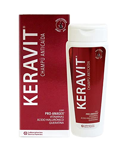 Keravit Shampoo Anticaduta 200Ml Con Pro-Anagex, Vitamine, Cheratina E Acido Ialuronico. Dermatologicamente Testato