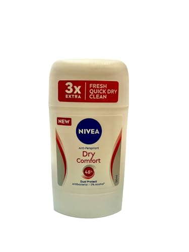 Nivea Stick Dry Comfort 48H, Confezione Da 50 Ml Of 2