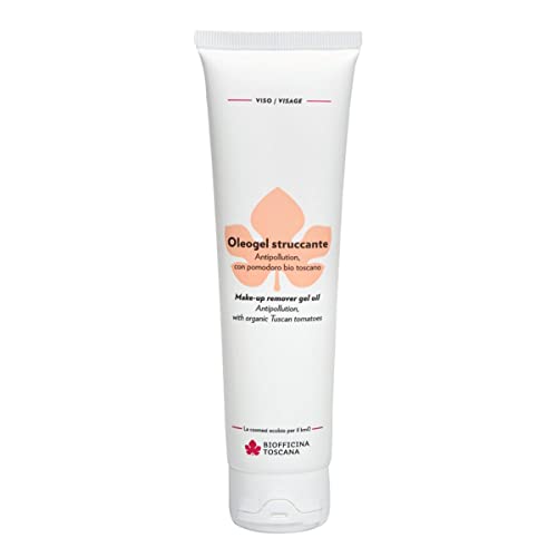 Biofficina Toscana-Oleogel Struccante Antipollution, Con Pomodoro Bio Toscano. Local-Organic, Certif. Aiab Bio, Lav, Vegan, Nickel Tested, Dermatologi